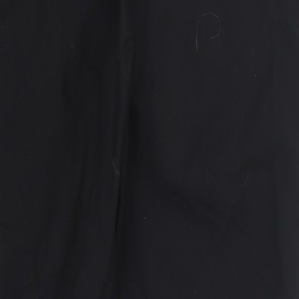 Neo Noir Womens Black Trousers Size M L26 in