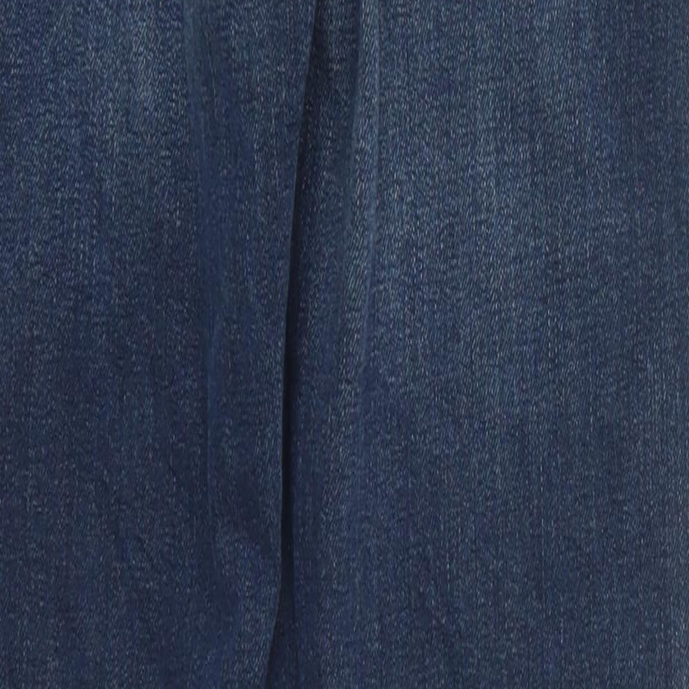 Denim Studio Womens Blue Denim Straight Jeans Size 30 in L29 in