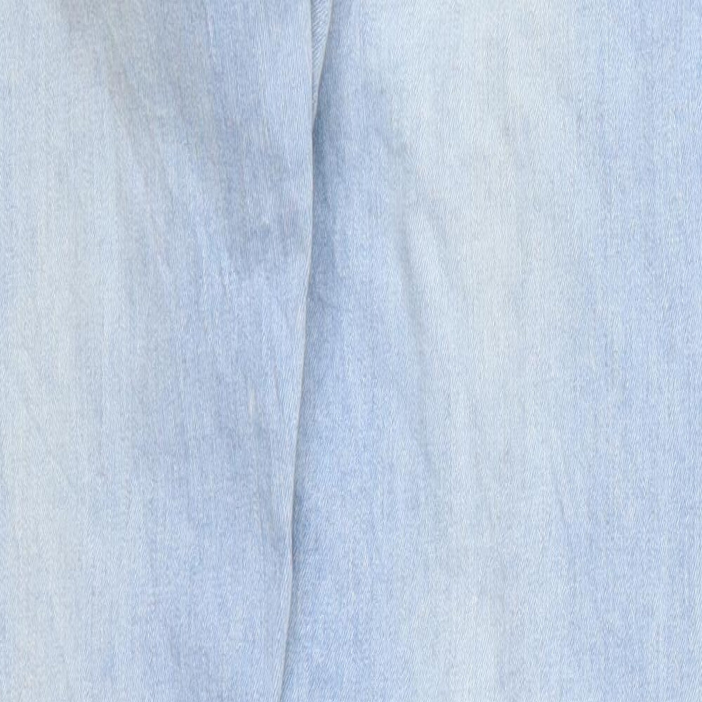 Bessie Womens Blue Denim Tapered Jeans Size 32 L32 in