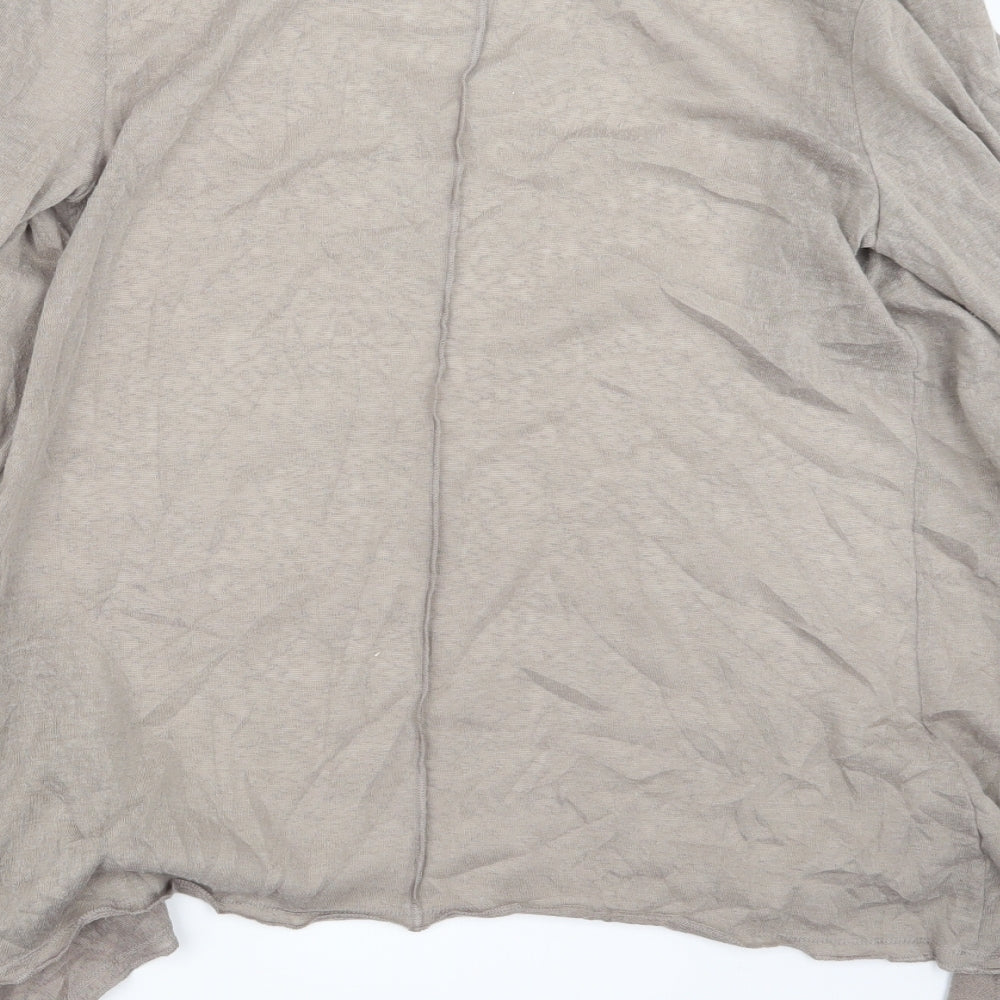 Marks & Spencer Womens Brown Cardigan Jumper Size 12