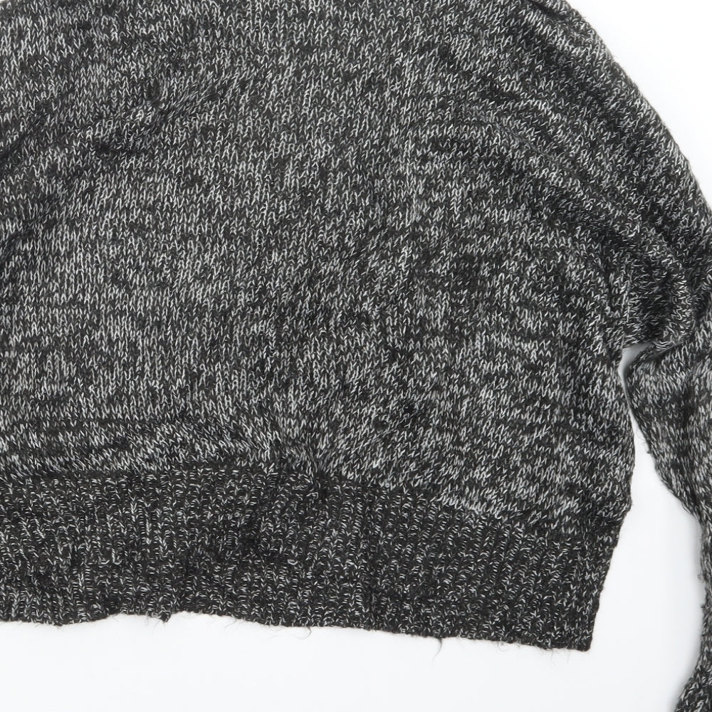 New Look Womens Black Knit Pullover Jumper Size L