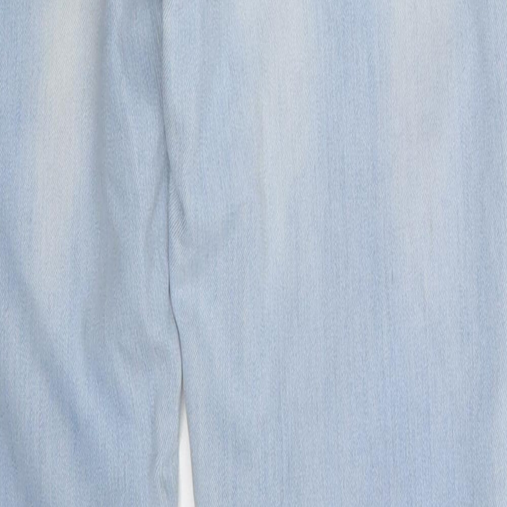 Denim & Co. Womens Blue Denim Skinny Jeans Size 10 L31 in