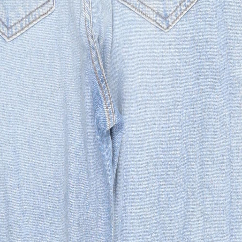 George Womens Blue Denim Straight Jeans Size 12 L27 in