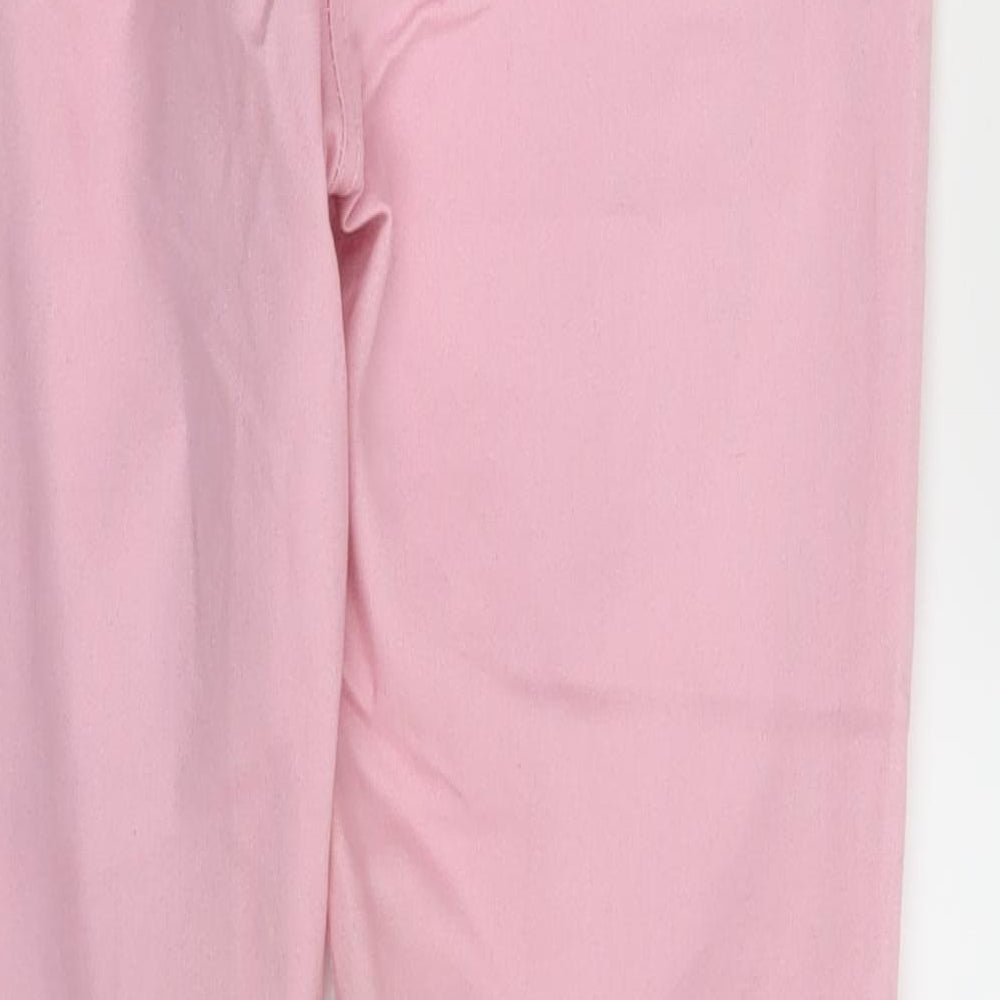 Parisian Womens Pink Denim Jegging Leggings Size 10 L28 in