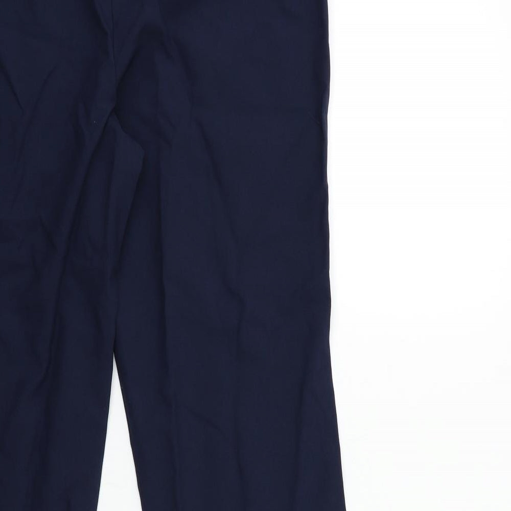 Papaya Womens Blue Trousers Size 12 L28 in