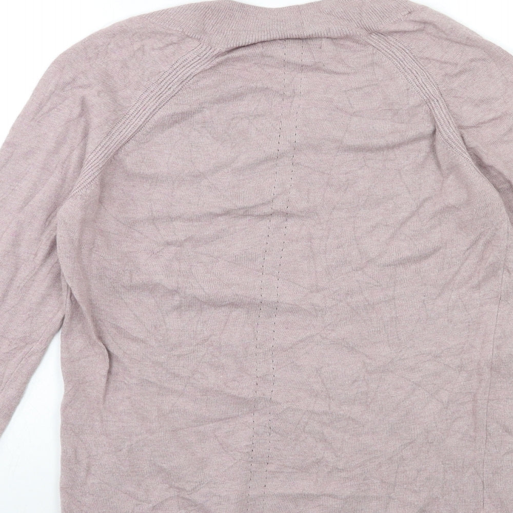 Next Womens Pink Knit Pullover Jumper Size 8