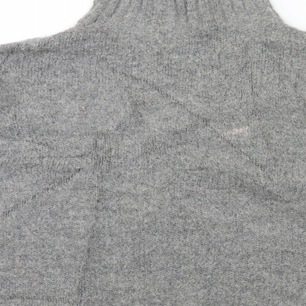 H&M Womens Grey Knit Pullover Jumper Size S