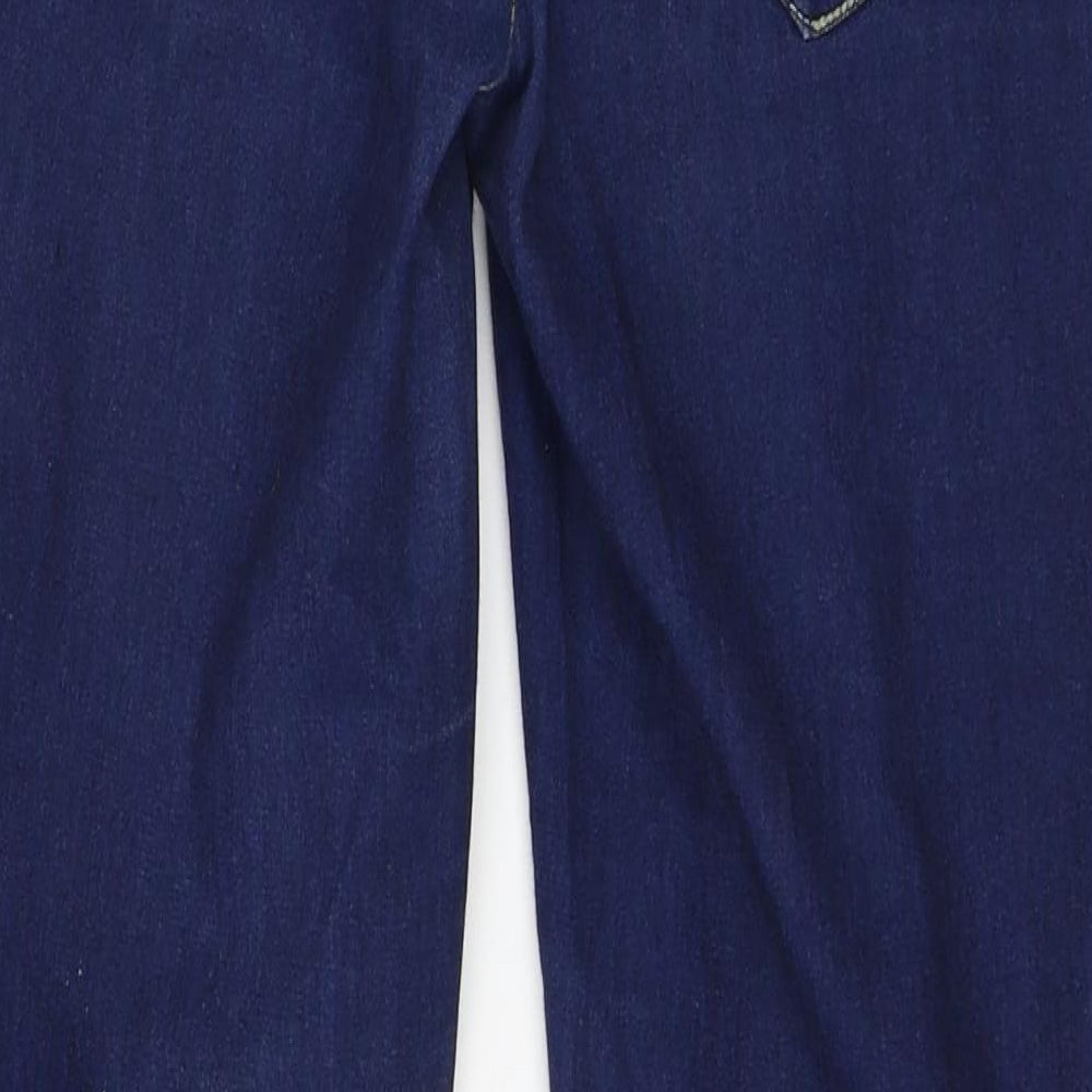 Denim & Co. Womens Blue Denim Skinny Jeans Size 8 L27 in