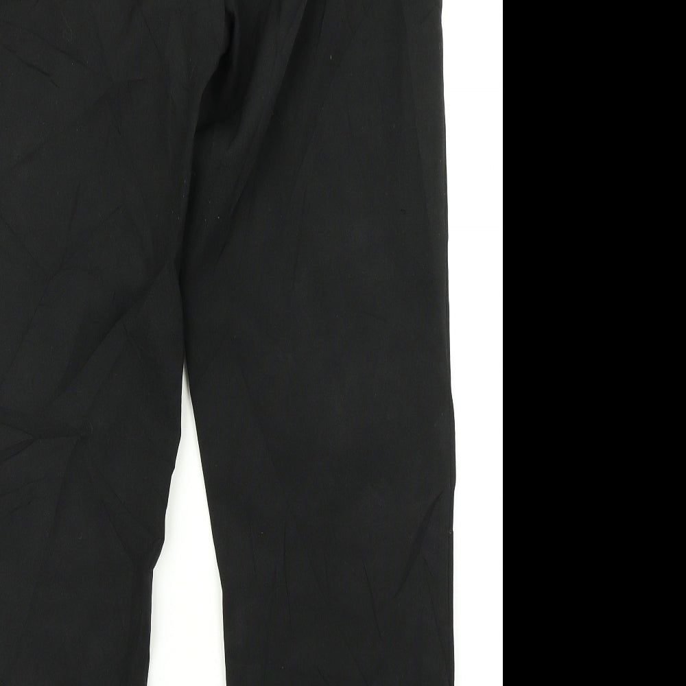 AMARANTO Womens Black Dress Pants Trousers Size 12 L26 in