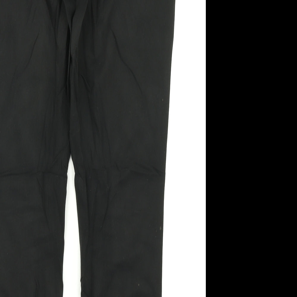 Next Womens Black Dress Pants Trousers Size 10 L27 in