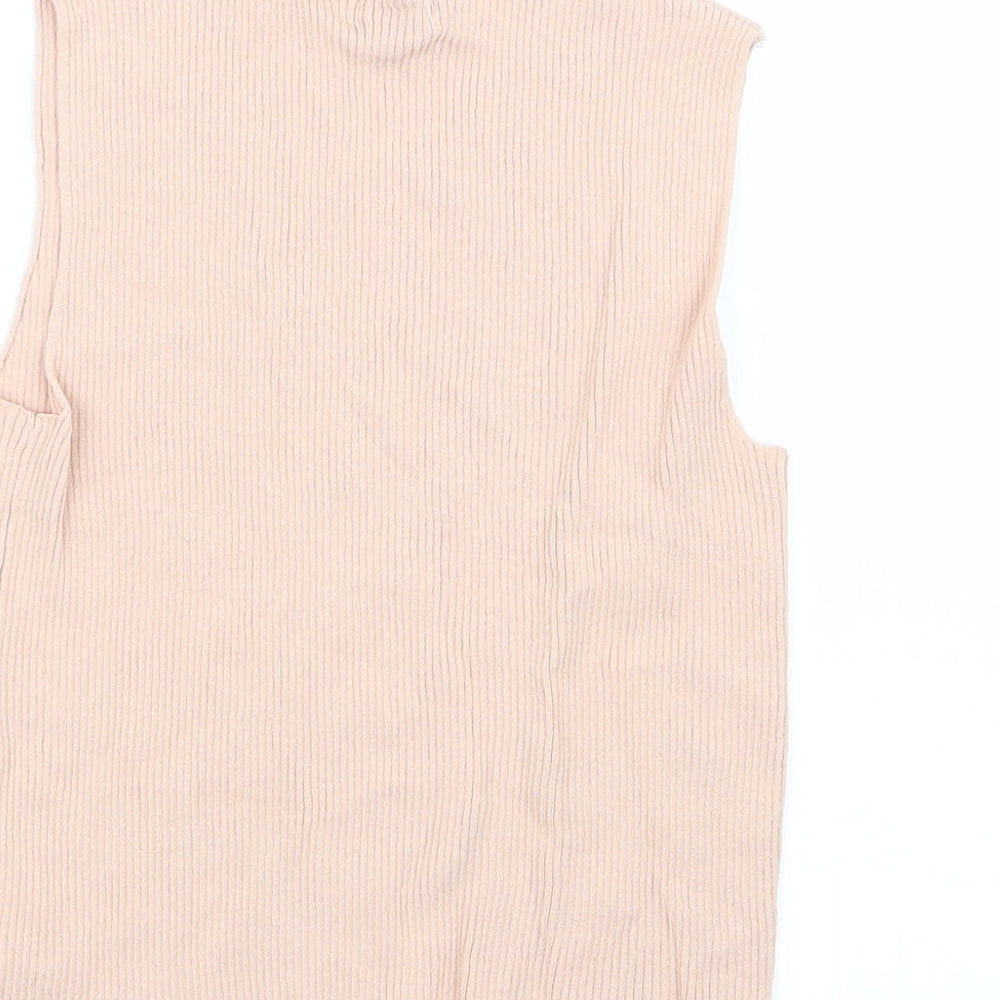 River Island Girls Pink Basic Tank Size 7-8 Years