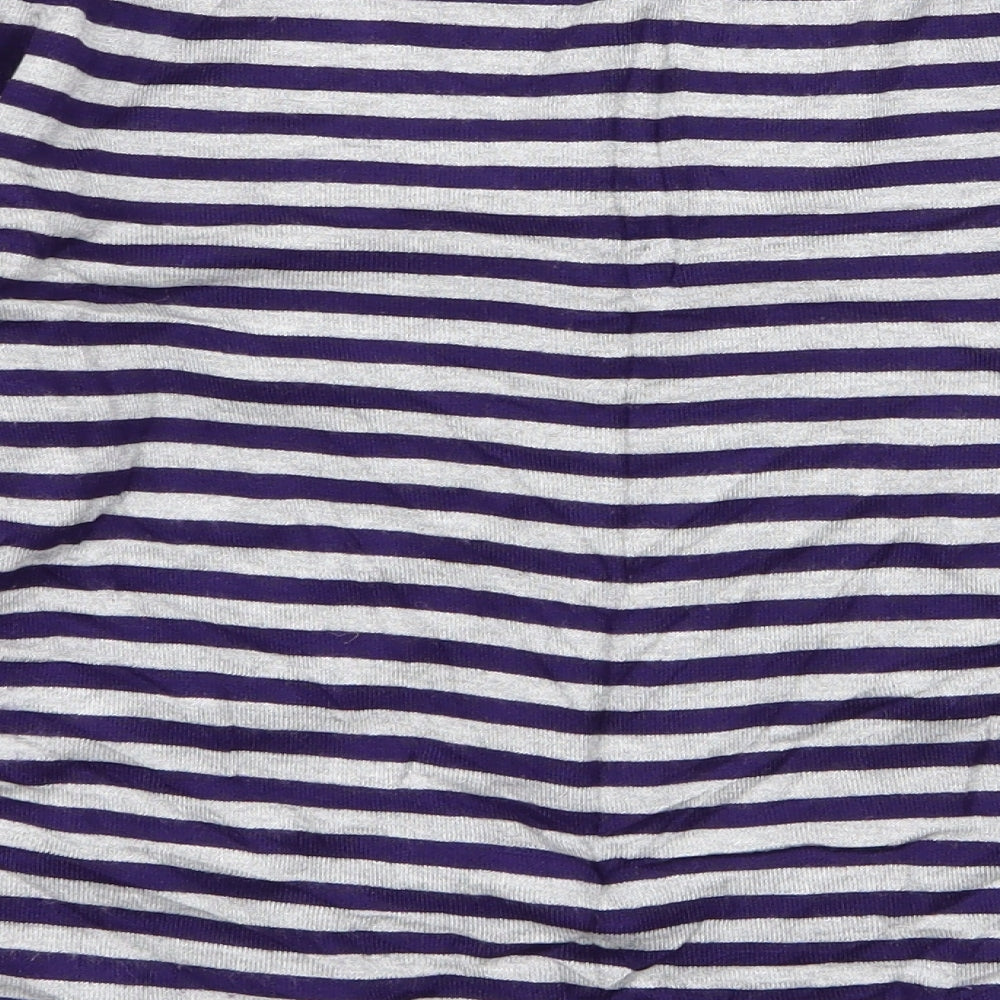 precise Womens Multicoloured Striped Pullover Jumper Size S