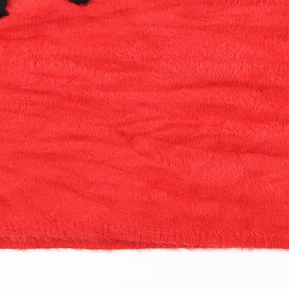 Missguided Womens Red Pullover Jumper Size M