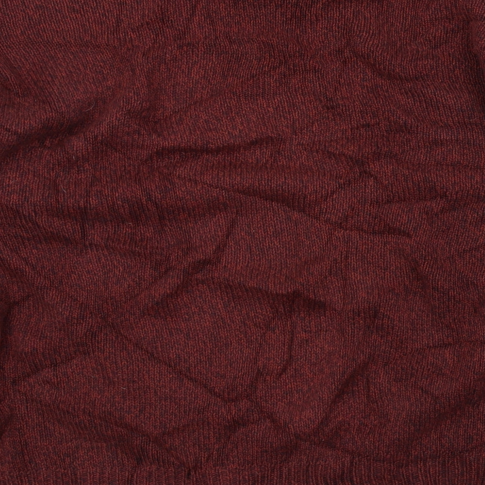 Haggar Mens Red Pullover Jumper Size L