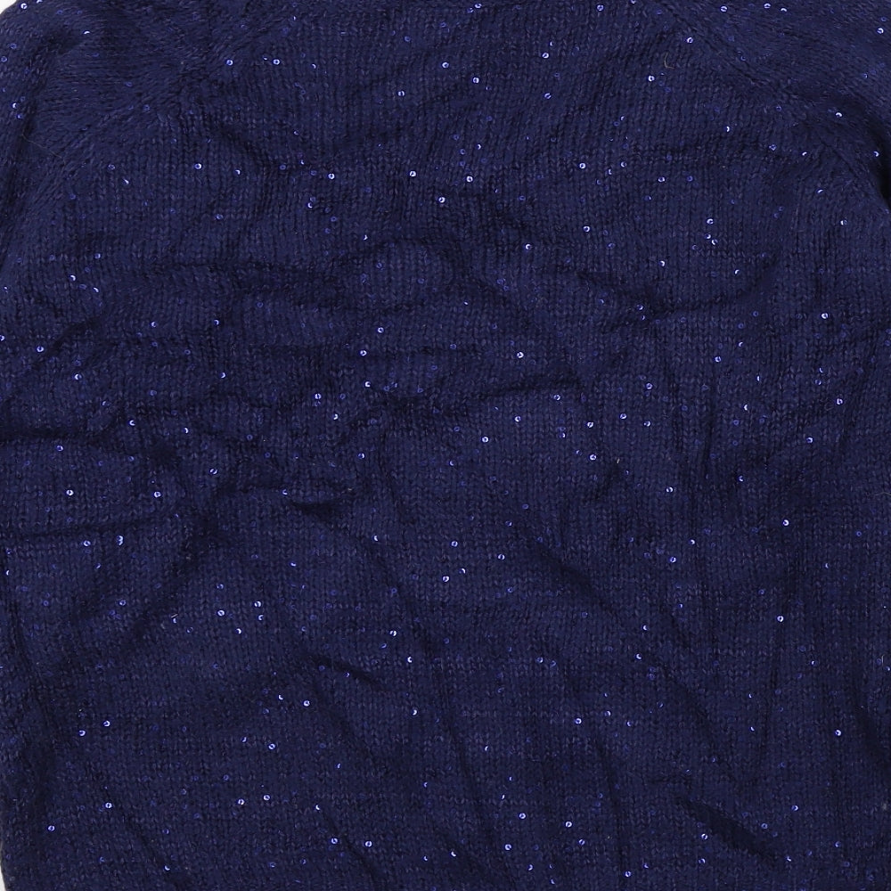 ORIGINALS Womens Blue Pullover Jumper Size M