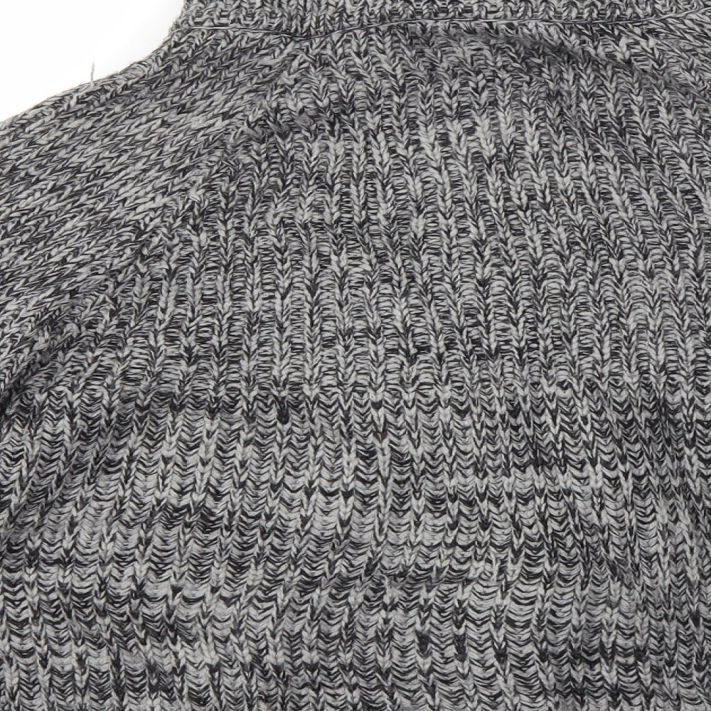SPIRIT UNION Womens Grey Cardigan Jumper Size M