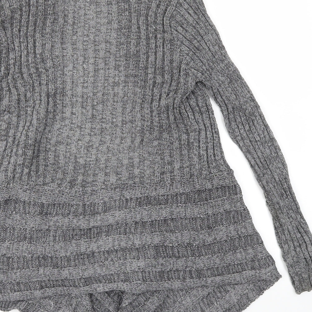 Bonmarché Womens Grey Cardigan Jumper Size S