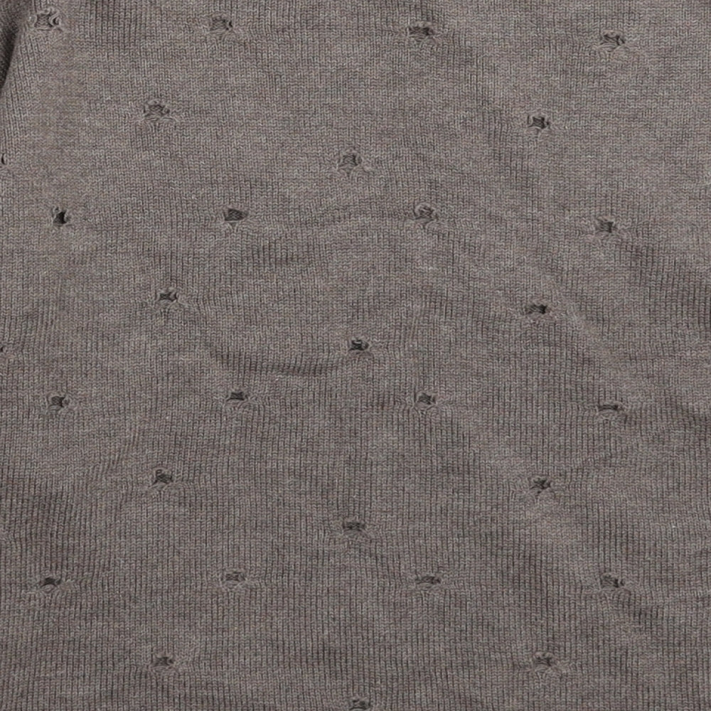 Studio Womens Grey Knit Pullover Jumper Size 12