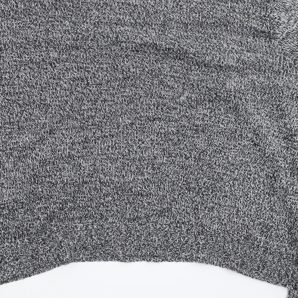 Divided Womens Grey Knit Pullover Jumper Size L - Oversized