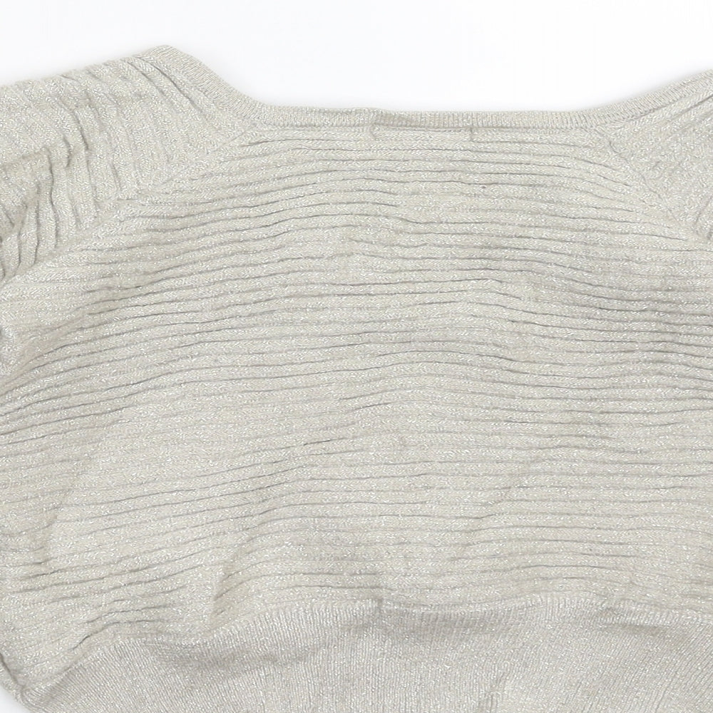 zazie Womens Beige Pullover Jumper Size L