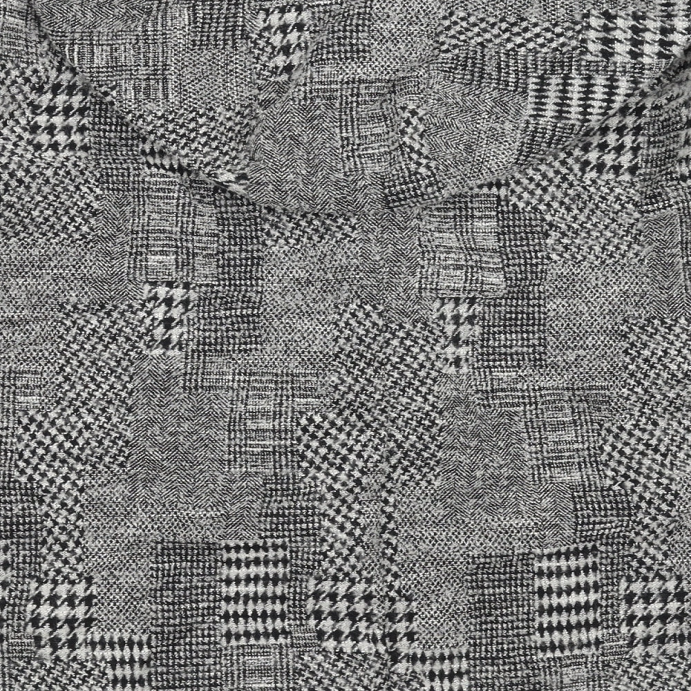 Marks & Spencer Womens Grey Geometric Jacket Size 14