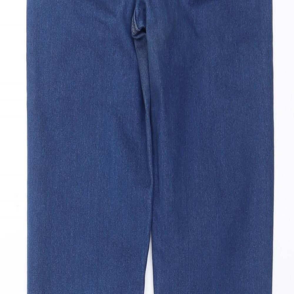 Topshop Womens Blue Denim Skinny Jeans Size 24 in L30 in