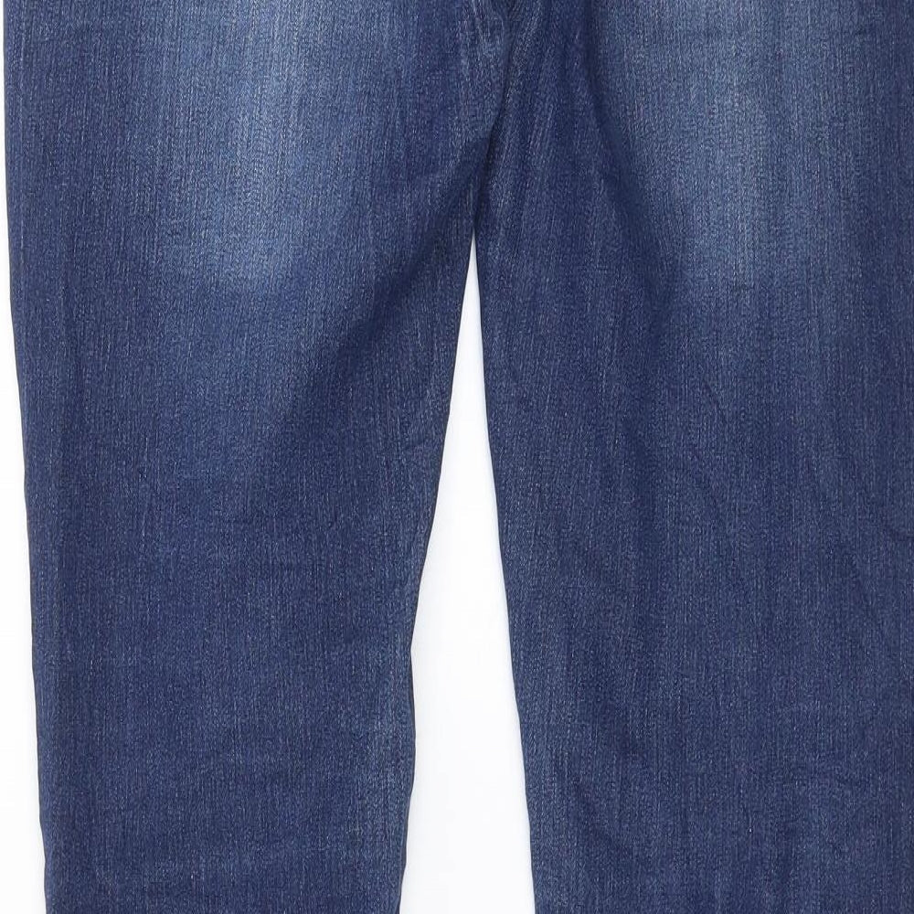 House Womens Blue Denim Skinny Jeans Size 10 L32 in