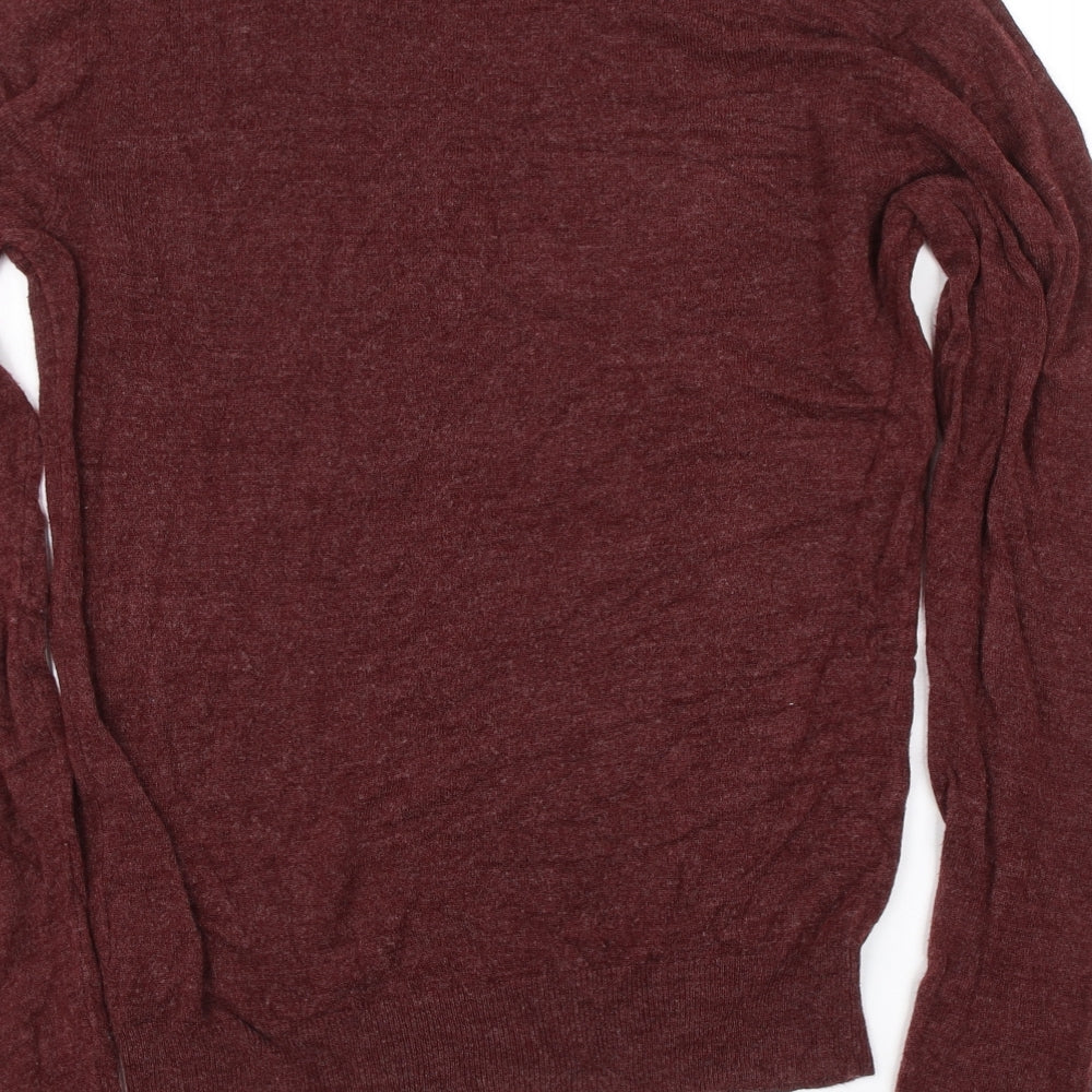 Cedarwood State Mens Red Pullover Jumper Size XS