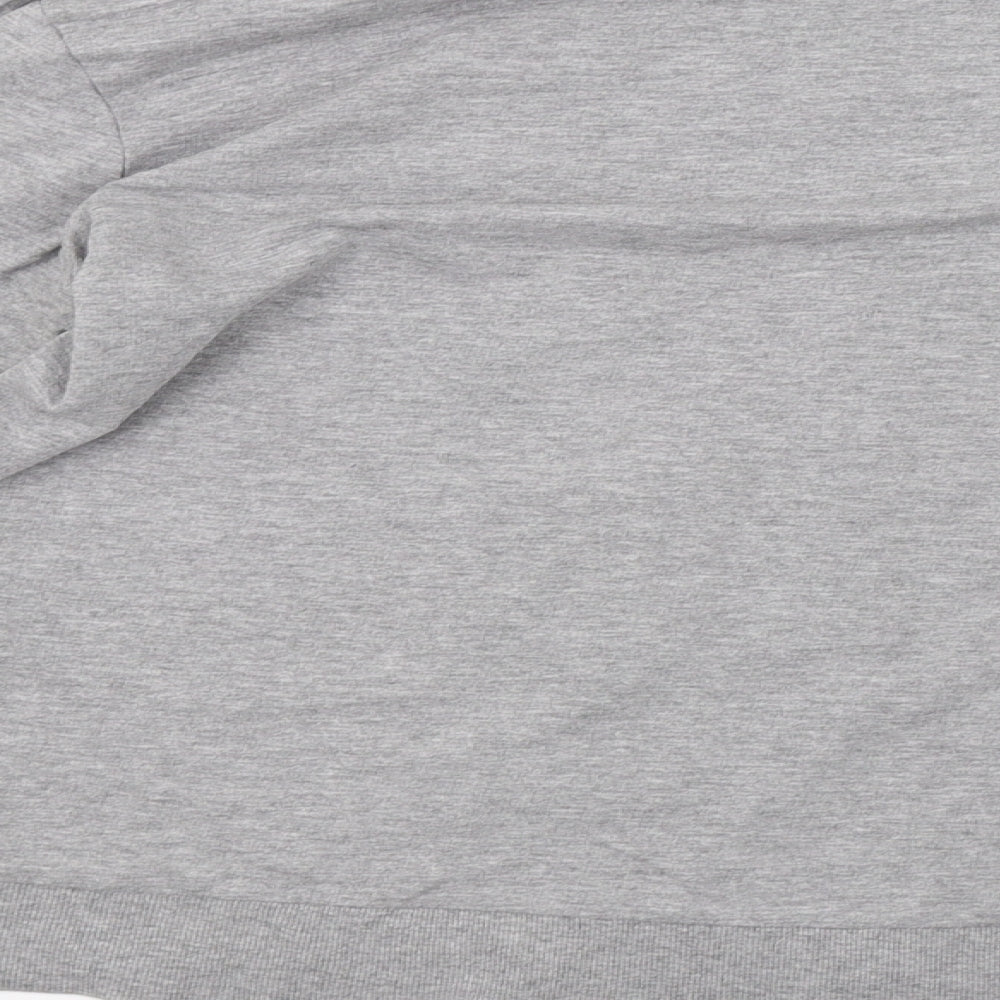 H&M Womens Grey Pullover Sweatshirt Size L - christmas