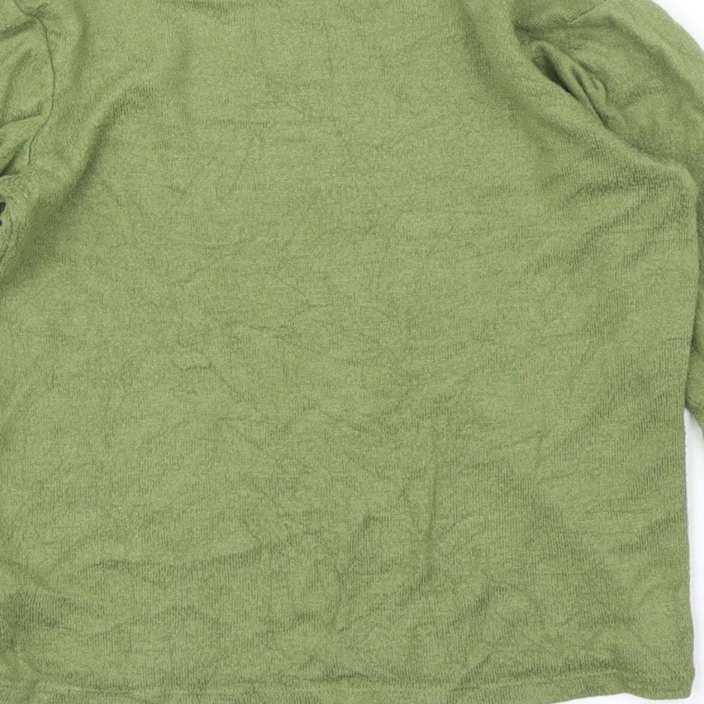 TU Girls Green Pullover Jumper Size 8 Years