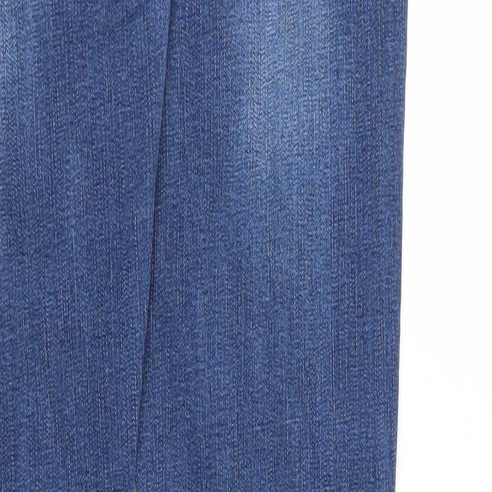 Preworn Girls Blue Denim Skinny Jeans Size 14 Years