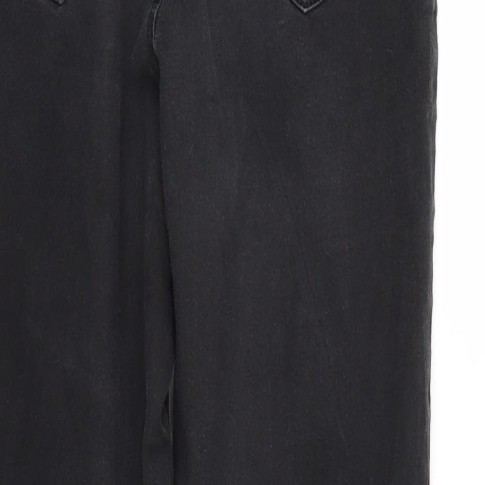 Primark Womens Black Denim Skinny Jeans Size 10 L24 in