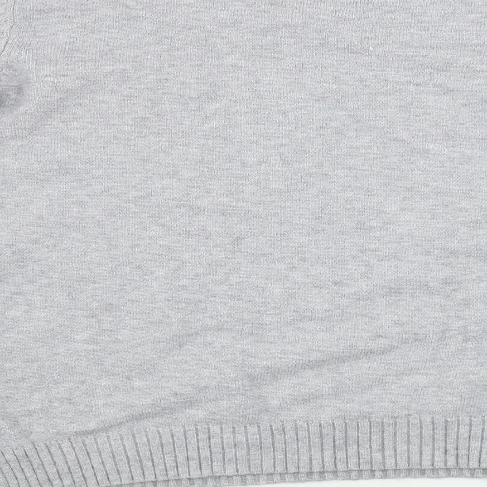 villa Womens Grey Pullover Jumper Size S