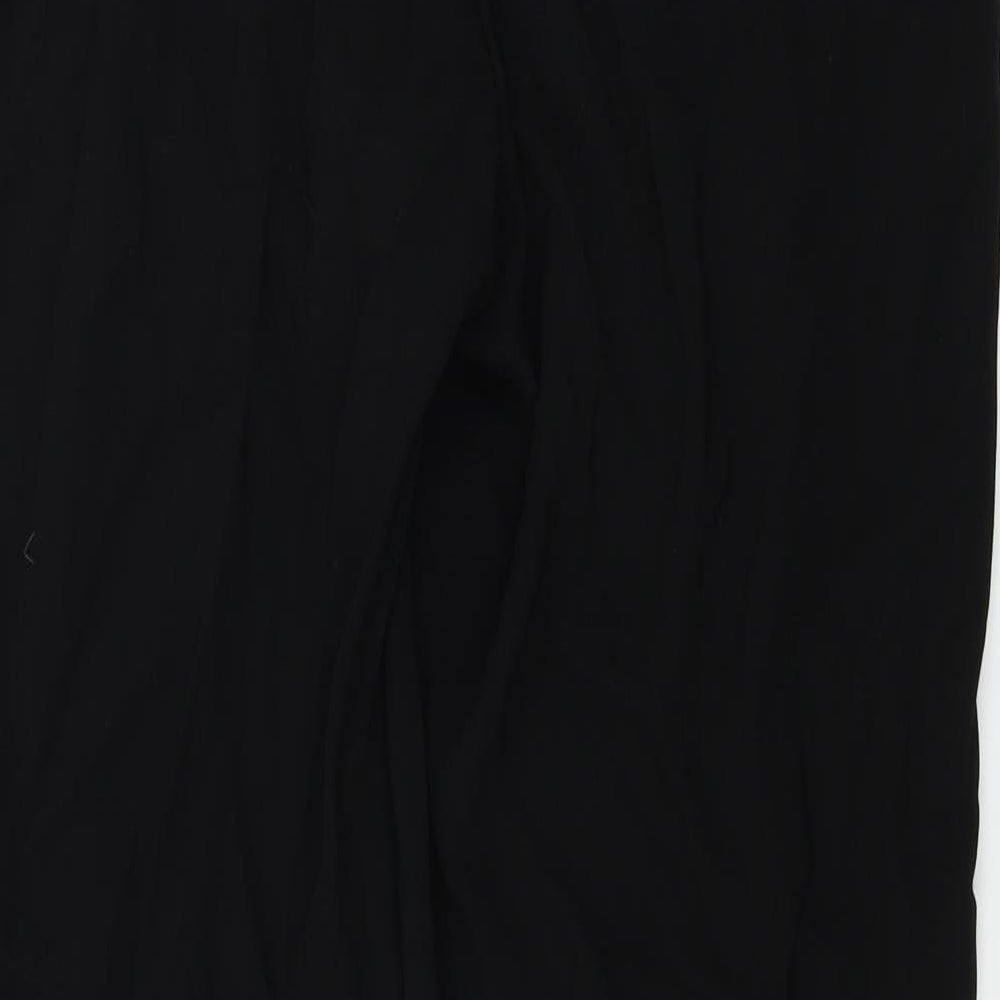Next Womens Black Trousers Size 12 L26 in