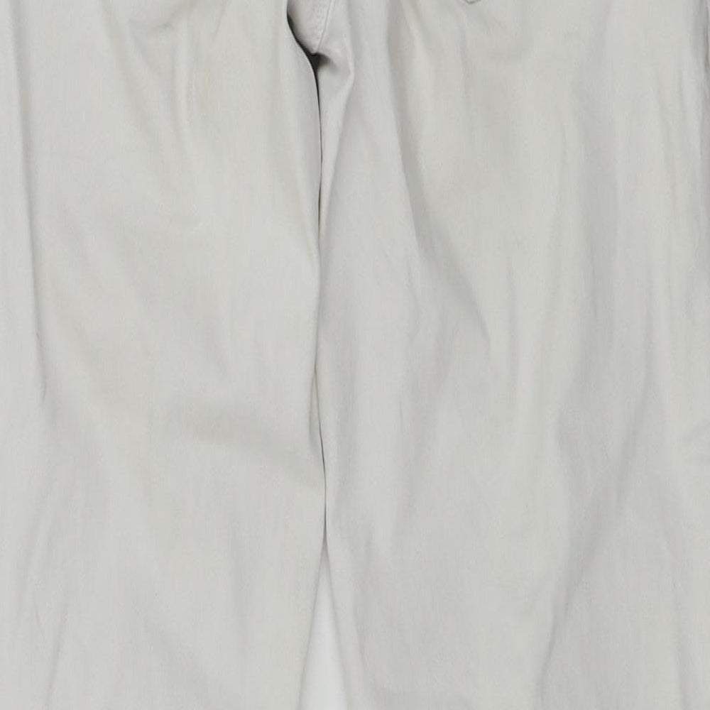 Preworn Womens White Skinny Jeans Size L L24 in