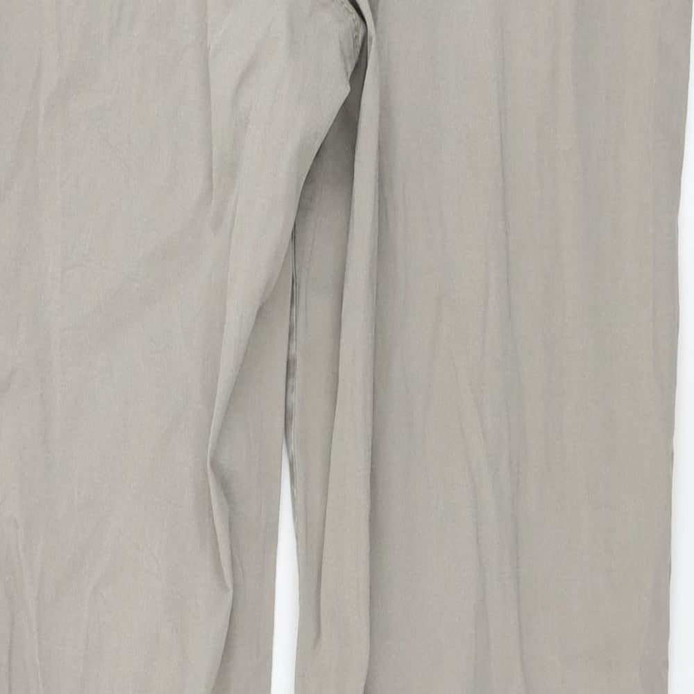 Yessica Womens Grey Trousers Size 32 in L27 in