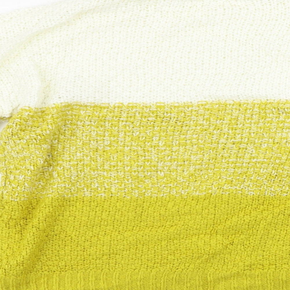 Primark Womens Yellow Pullover Jumper Size L