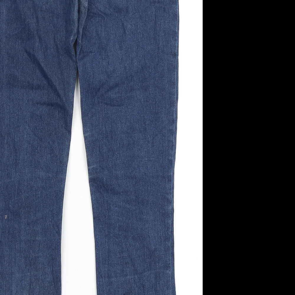 Preworn Womens Blue Straight Jeans Size 10 L28 in