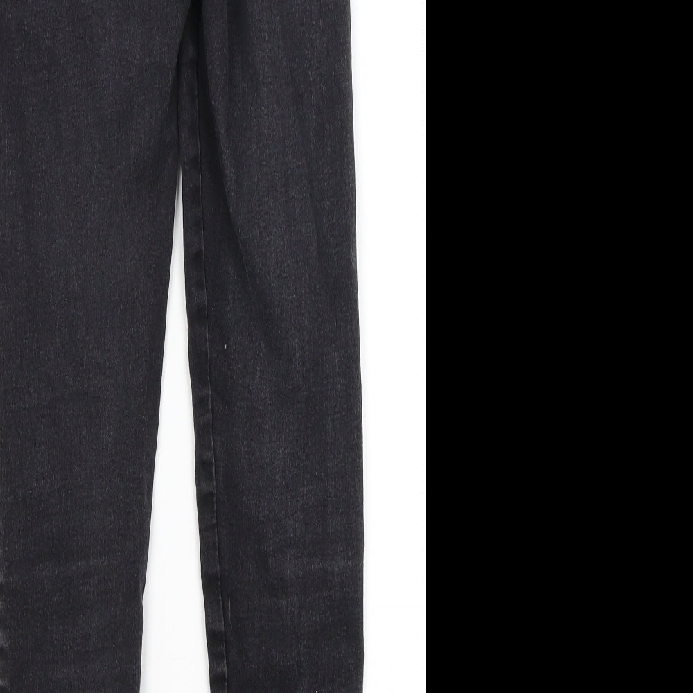 Missguided Womens Black Skinny Jeans Size 8 L26 in