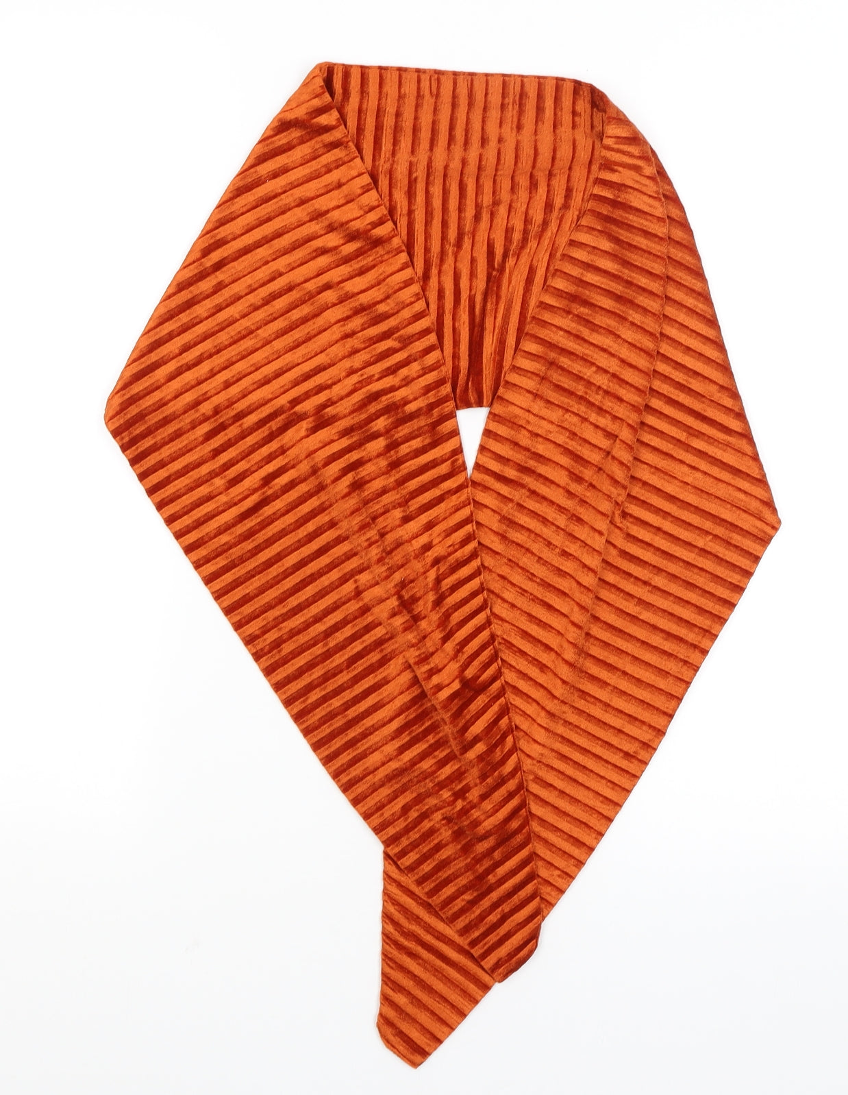 Preworn Womens Orange Scarf