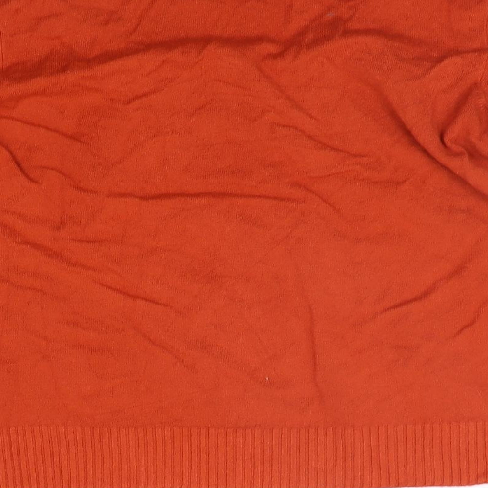 Per Una Womens Orange Pullover Jumper Size 16