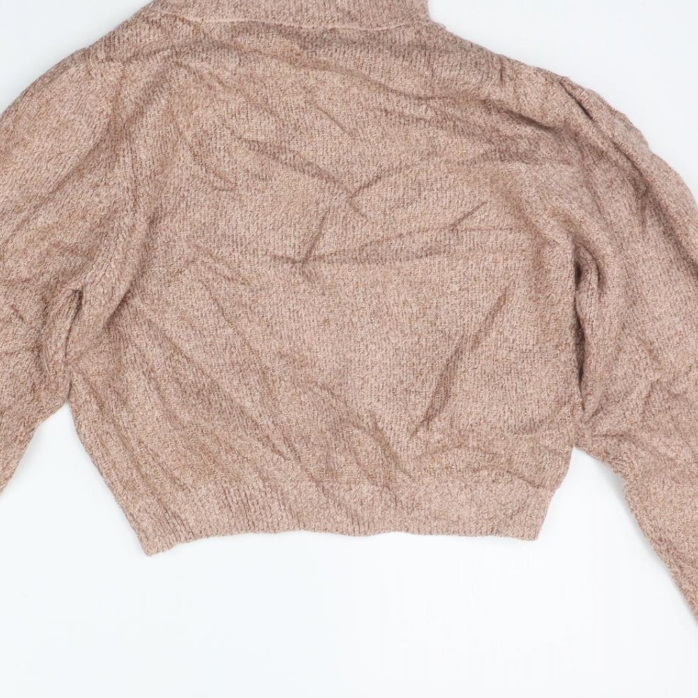 MING Womens Beige Pullover Jumper Size S