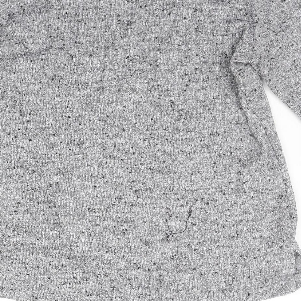 New Look Womens Grey Pullover Jumper Size 10