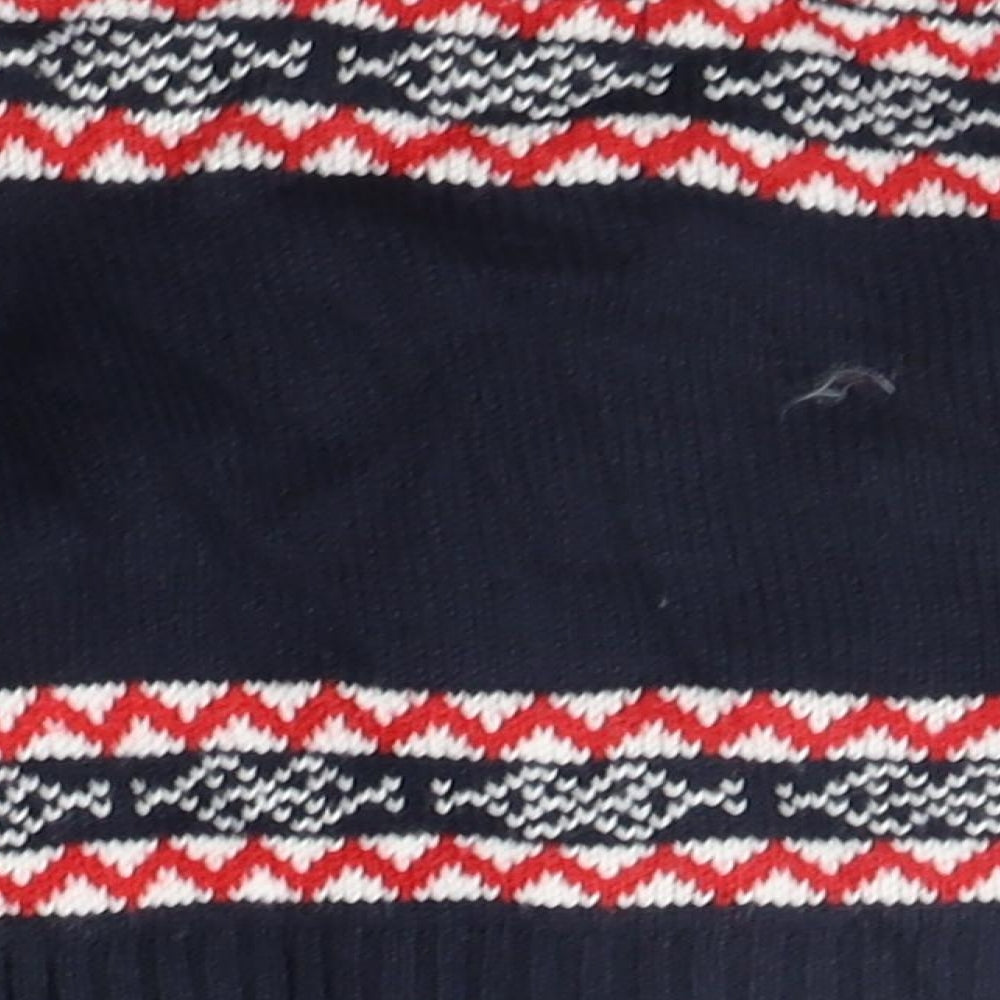 Earlydays Girls Blue Geometric Pullover Jumper Size 3-6 Months - Raindeer