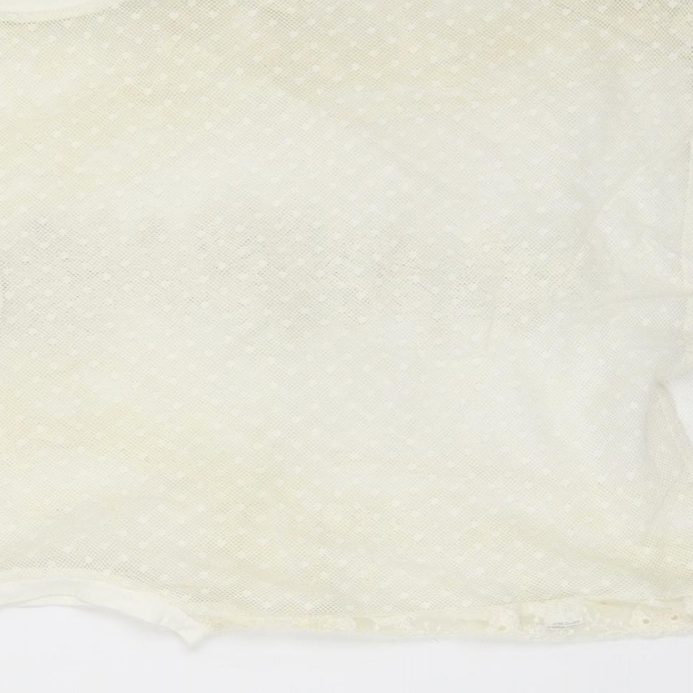 Wallis Womens Ivory Basic Blouse Size 8