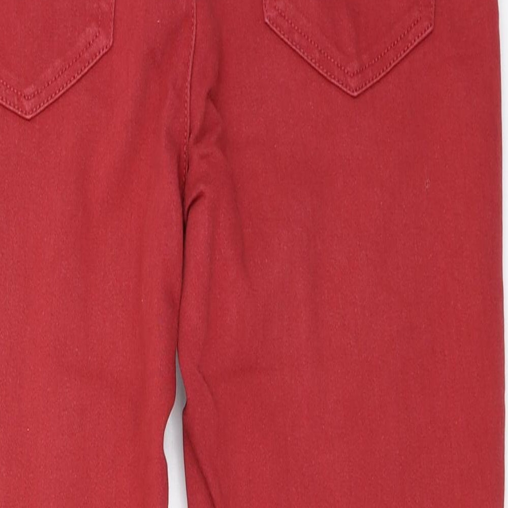 Marks & Spencer Womens Red Jegging Jeans Size 10 L25 in