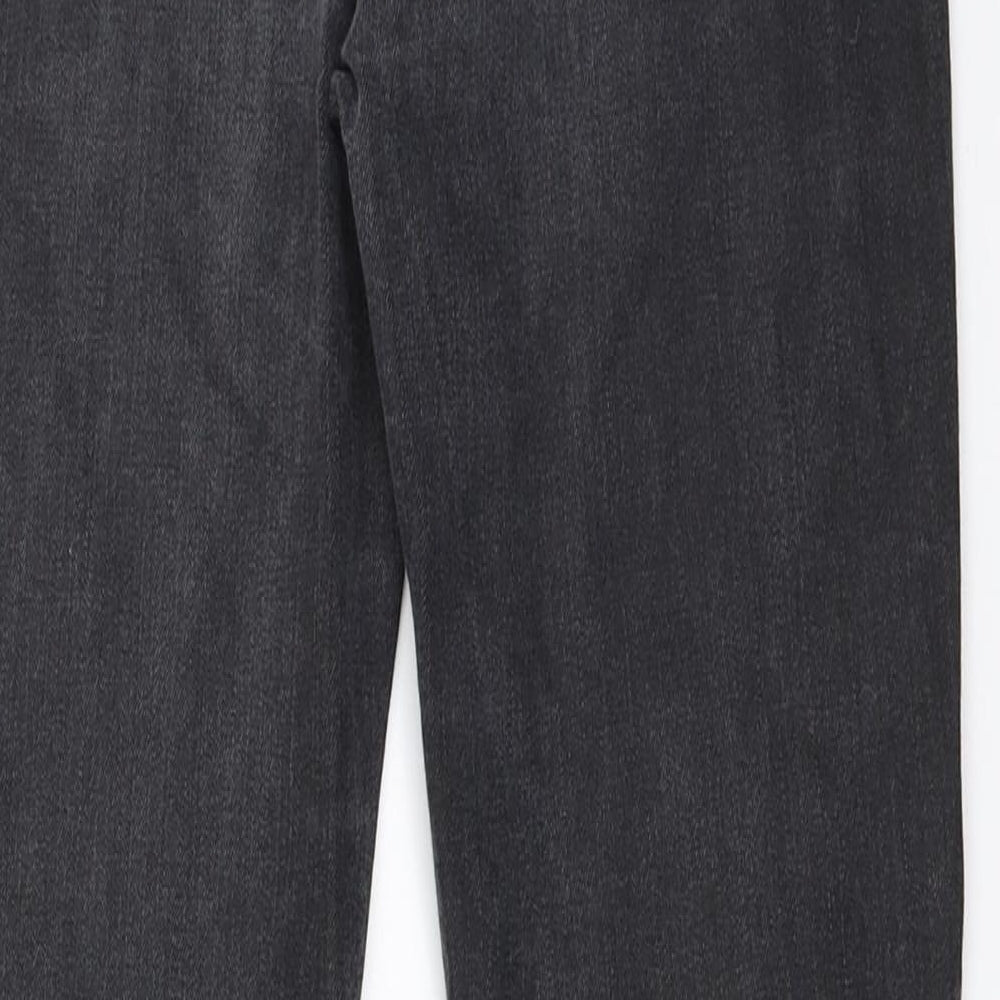 River Island Girls Black Denim Skinny Jeans Size 12 Years