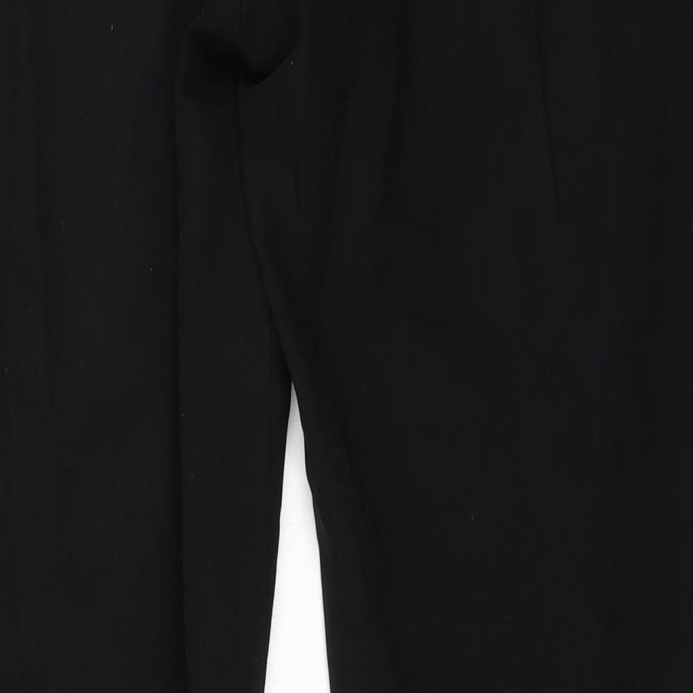 New Look Womens Black Trousers Size 14 L29 in