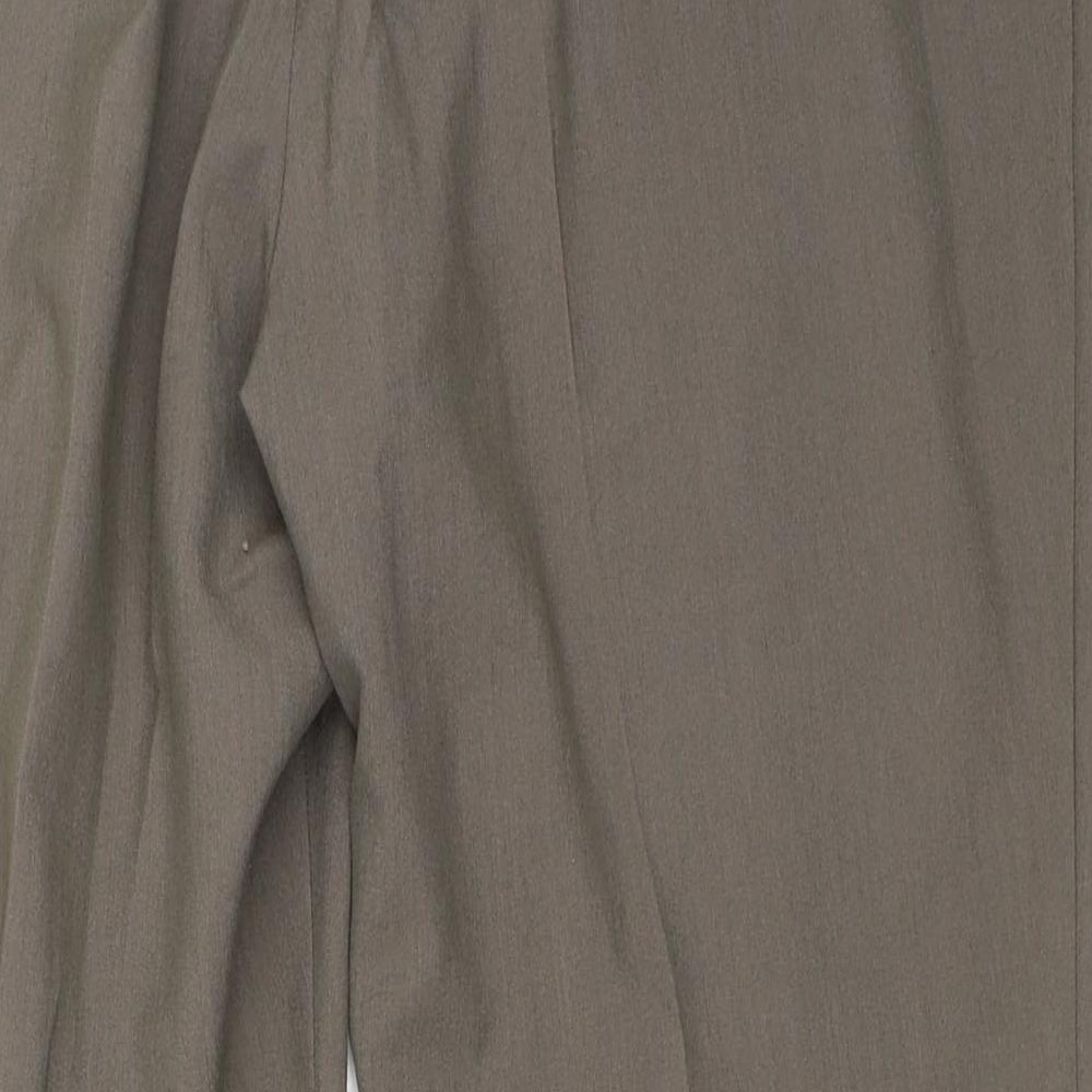 Bonmarché Womens Brown Capri Trousers Size 18 L25 in