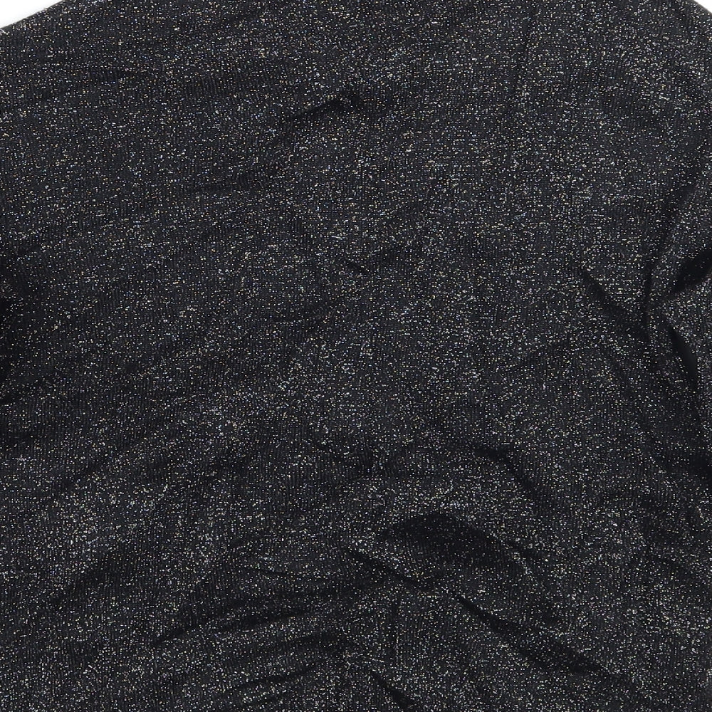 John Lewis Girls Black Pullover Jumper Size 8 Years